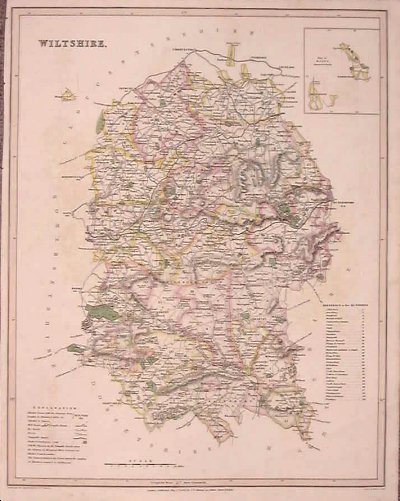 Map of Wiltshire - Murray